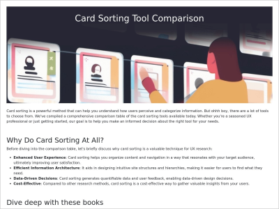 Imagem do post Card Sorting Tool Comparison