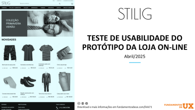 Imagem do post STILIG: Relatório do teste de usabilidade