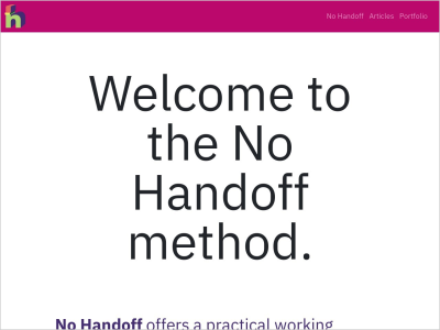 Imagem do post No Handoff – We can stop throwing our work over the fence