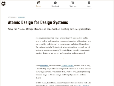 Imagem do post Atomic Design for Design Systems