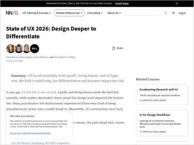 Imagem do post State of UX in 2026
