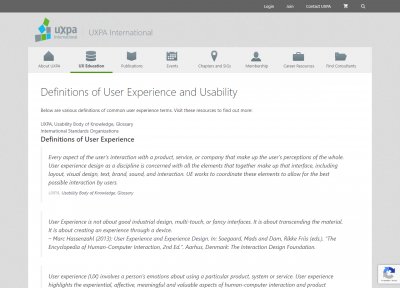 Imagem do post Definitions of User Experience and Usability