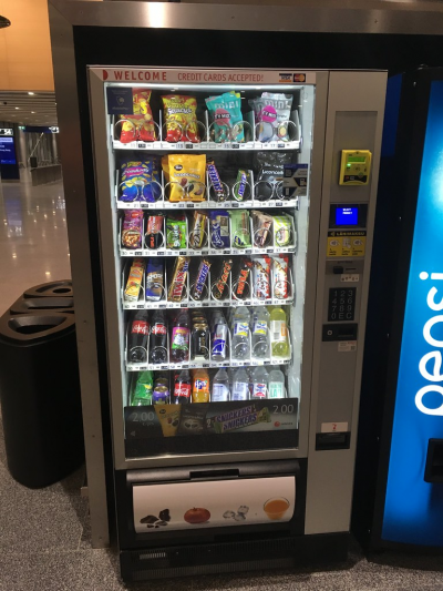 Imagem do post Snack vending machine, with more drinks