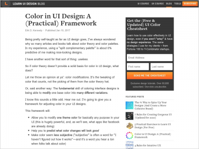 Imagem do post Color in UI Design: A (Practical) Framework