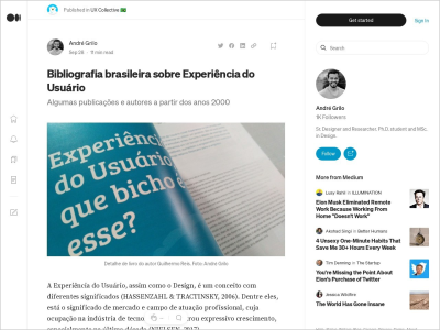 Imagem do post Bibliografia brasileira sobre Experiência do Usuário
