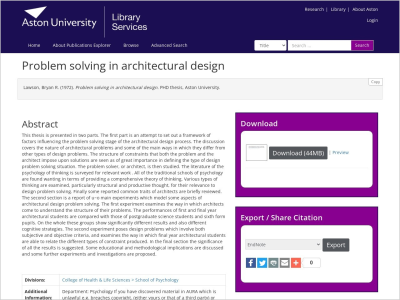 Imagem do post Problem solving in architectural design