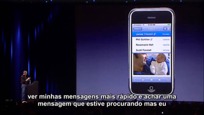 Imagem do post Steve Jobs apresenta primeiro iPhone