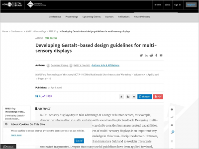 Imagem do post Developing Gestalt-based design guidelines for multi-sensory displays