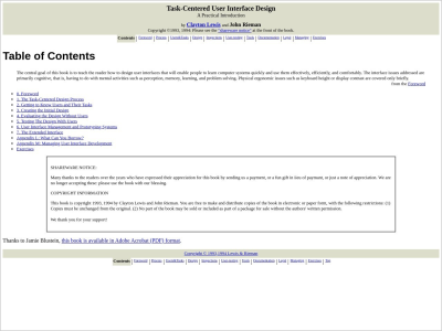 Imagem do post Task-Centered User Interface Design: A Practical Introduction