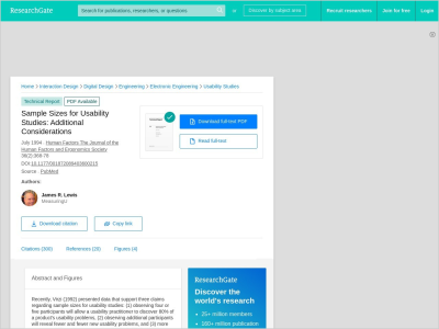 Imagem do post Sample Sizes for Usability Studies: Additional Considerations